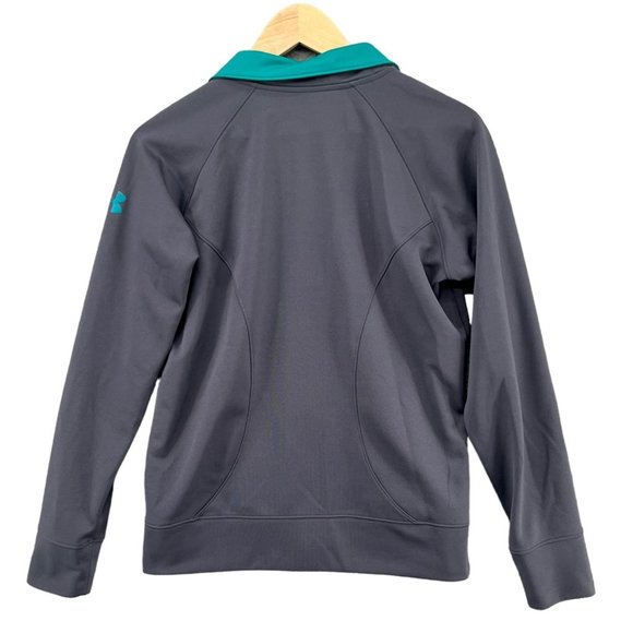 Under Armour Jacket Womens Grey Semi Fitted AllseasonGear Full Zip Size M - Picture 2 of 10